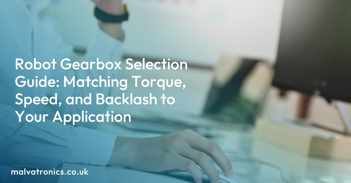 Robot Gearbox Selection Guide: Matching Torque, Speed, and Backlash to Your Application